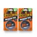Gorilla - Heavy Duty Double Sided Mounting Tape Weatherproof 1 x 60 Black (Pack of 2) 2 - Pack