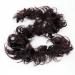 CAISHA XXL Hairpiece Scrunchy Updo Bridal Hairstyle Voluminous Curly Messy Bun Dark Brown Mix HW27 dark brown mix #1T33B HW27