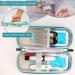 Belle Vous Insulin Cooling Bag Travel Set | Diabetes Pocket for Insulin & Meds | Reusable Cooling Packs | Portable Light Blue Medication Box - Buy Online on GoSupps.com