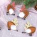 WLLHYF 4PCS Christmas Reindeer Antler Hair Clips with Pom Balls - Festive Party Cosplay Hair Accessories for Girls and Women - Buy Online on GoSupps.com