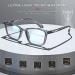 ATTCL Unisex Blue Light Filter Glasses - UV Protection Headache Relief No Prescription Needed - Model M Bl5577 Transparent + Grey - Buy Online on GoSupps.com