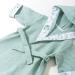 Pepi Unisex Cotton Baby Bathrobe - 100% Cotton Hooded Kids Bathrobe in Sea Mint | Made in Poland - Buy Online on GoSupps.com