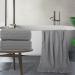 POLYTE Oversize Quick Dry Microfiber Bath Towel Set of 2 - 60x30in (Gray Waffle Weave) - Buy Online on GoSupps.com