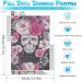 Rose Skeleton 5D Diamond Painting Kit 11.8x15.7 Inches - DIY Gem Art Craft for Home Wall Decor - Perfect Gift for Adults and Children - Buy Online on GoSupps.com