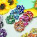 20 Volleyball Pattern Sport Hair Scrunchies - Silk Satin Elastic Hair Ties for Girls, Women, Players, Teams - 10 Colors - Buy Online on GoSupps.com