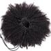 Kinky Curly Ponytail Human Hair Drawstring Ponytail for Black Women 12A Brazilian Virgin Human Hair 4C Curly Ponytail Extension Natural Black 16 Inch 150g 16 Inch Natural Black Kinky Curly Ponytail - Buy Online on GoSupps.com