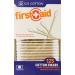U.S. Cotton First Aid or Baby 100% Cotton Swabs, Wood Stick, 125 Count Boxes (Pack of 6 Boxes)