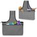 YARWO Yarn Storage Tote Wrist Bag for Yarn Skeins & Knitting Supplies - Gray with Arrow Design | Bag Only - Buy Online on GoSupps.com