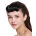 WIG ME UP TYP-760-1 Clip-In Micro Bangs - Short Straight Curved Black Hairpiece for Instant Style - Buy Online on GoSupps.com