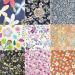 Cotton Quilting Fabric: Misscrafts 50pcs 8x8 Inch Floral Fat Quarter Bundles - DIY Craft Supplies - Buy Online on GoSupps.com