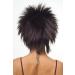 WIG ME UP TYW60473-4 | Short Teased Wild Strands 80s Wave Punk Wig for Women - Dark Brown - Buy Online on GoSupps.com