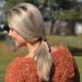 Pulleez Sliding Ponytail Holder Set of 2 - Acrylic Charms - Black/Brown Elastic Hair Ties - Buy Online on GoSupps.com