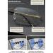 Lanomi Self-Tinting Multifocal Reading Glasses for Men & Women | Blue Light Filter | Anti-Fatigue Titan Photochromic Eyewear | 1.5 Diopter Rectangle Design - Buy Online on GoSupps.com