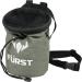 FURST Denim Chalk Bag with Zippered Pocket and Brush Loop - Light Green | Ideal for Rock Climbing, Bouldering, Gym, Crossfit, Lifting - Buy Online on GoSupps.com