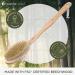 Hydrea London Body Brush Back Scrubber - Long Handle Shower Brush with Natural Bristles - Exfoliating Cellulite Brush - FSC Certified Beechwood - 2 Piece Set - Buy Online on GoSupps.com