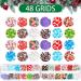 Christmas Glitter Nail Sequins - 4 Boxes of 3D Santa Snowflake & Elk Decals for DIY Craft & Acrylic Nail Decorations - Buy Online on GoSupps.com
