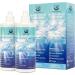 Aqua Naina 12 Fl Oz (2 Pack) Contact Lens Solution - Cleaning and Disinfecting Multi-Purpose Solution for Everyday Lens Hygiene and Eye Care - Buy Online on GoSupps.com