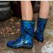 Sloggers Women's Waterproof Garden Rain Boots - Cute Mid-Calf Mud & Muck Boots with Comfort Support Insole - Spring Surprise 8 - Buy Online on GoSupps.com
