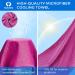 Sukeen 4 Pack Cooling Towel (40 x 12) - Soft Breathable Ice Towel for Yoga, Running, Gym - Microfiber Towel for Fitness & Camping - Pink - Buy Online on GoSupps.com