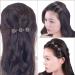 8 PCS Sparkling Crystal Stone Braided Hair Clips - Rhinestone Hairpins for Women and Girls - Buy Online on GoSupps.com