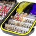 72-Piece Fly Fishing Flies Assortment for Trout & Bass | Dry, Wet, Nymphs, Streamers, Caddis, Wooly Buggers | Premium Lures - Buy Online on GoSupps.com
