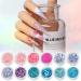 Mermaid Couture Poly Nail Gel Kit with UV LED Lamp - 30g Builder Gel, Glitter Powder, Butterfly Sticker, Rhinestone Supply - DIY Nail Acrylic Manicure Set - Buy Online on GoSupps.com