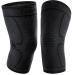 Cambivo 2 x Kniebandage women men orthopedic helpful relaxation at meniscus tear ACL and arthritis bandage knee for running hiking jogging sport volleyball for joint pain m black/black
