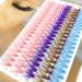 AMSDCN 100 Bundles EyeLashes Extension Blue Purple Russia Volume cilia (14mm 0.07mm-30D mix colors) - Buy Online on GoSupps.com