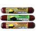 Pearson Ranch Game Meat Hickory Smoked Summer Sausage Variety Pack of 3  Elk, Buffalo, Venison Gluten-Free, MSG-Free