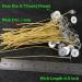 6 Inch Hemp Wick 100 Piece Set with Beeswax for Candle Making - Buy Online on GoSupps.com