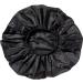 KISS Colors & Care Silky Satin Jumbo Black Cap - Hair Bonnet for All Hair Types | Prevent Frizz, Breakage & Dryness - Buy Online on GoSupps.com