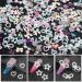 500pcs Pink Multi-Shaped 3D Nail Charms - Heart, Flower, Bowknot Mix with White Pearls - for Manicure, DIY Crafts, Jewelry - S1 Pink White - Buy Online on GoSupps.com