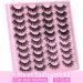 20 Pairs Natural Wispy Cat Eye False Eyelashes - Faux Mink Extensions (Style 1) - Buy Online on GoSupps.com