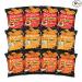 popchips Potato Chips Ridges Variety Pack Gluten Free Single Serve 0.8 oz Bags Pack of 3 Flavors 4 Tangy BBQ 4 Cheddar Sour Cream 4 Buffalo Ranch 0.8 Ounce (Pack of 12)