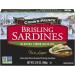 Crown Prince Two Layer Brisling Sardines in Extra Virgin Olive Oil 3.75-Ounce Cans (Pack of 12) Extra Virgin Olive Oil Two Layer - Buy Online on GoSupps.com