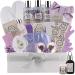 Mothers Day Spa Gift Baskets for Mom! Natural Lavender Chamomile Spa Bath Sets for Women Gift Infused with Essential Oils. Sulfate Free Lavender Bath Set to Soothe & Moisturize Skin-Lavender Chamomile