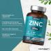 Zinc Supplement 50mg Vegan Tablets by Horbaach | Immunity, Skin, Hair & Nails Support | Zinc Gluconate, No Preservatives | 365 Count - Buy Online on GoSupps.com