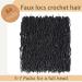 30 Inch Faux Locs Crochet Hair for Black Women - Soft Goddess Locs 7 Packs Pre-looped Braiding Extensions (1B) - Buy Online on GoSupps.com