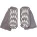 Extra Wide Non-Slip Cast Socks for Swollen Feet, Diabetic Edema - 2 Pairs Gray Hospital Socks with Grips - Buy Online on GoSupps.com