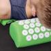 Navaris 2in1 Acupressure Massage Set - Shakti Mat & Pillow with Bag | Green White Needle Mat for Relaxation & Pain Relief - International Shipping Available - Buy Online on GoSupps.com
