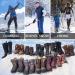 Miracol Ice Cleats 23-Spikes Snow Grips for Men Women Kids - Anti-Slip Traction Crampons for Hiking, Walking, Jogging - Medium Size, Orange - Buy Online on GoSupps.com