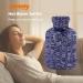 2L Samply Hot Water Bottle with Knitted Cover for Hot/Cold Therapy - Blue - Buy Online on GoSupps.com