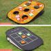 Himal Collapsible Portable Cornhole Game Set with 10 Bean Bags - Double Games | Tic Tac Toe & Bounce Bean Bag Toss Game | 5 Holes Cornhole Board (3 x 2-Feet) - Buy Online on GoSupps.com