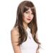 WIG ME UP - GFW2274-8H124 wig women's wig long straight bangs brown blonde highlights