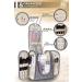 BOACAY Hanging Travel Toiletry Bag - (M) Quartz Gray Shower and Makeup Organizer for Women and Men - Buy Online on GoSupps.com