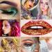 Chunky Glitter Gel for Face, Eyes, Lips & Nails - Silver Cosmetic Glitter Makeup for Christmas & Rave Parties - Buy Online on GoSupps.com