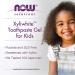 Now Foods XyliWhite Kids Toothpaste Gel - Bubblegum Splash 3 oz | Natural Fluoride-Free Formula - Buy Online on GoSupps.com