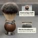 St rtebekker Premium Vegan Shaving Brush - Luxurious Roof Hair Imitation for Perfect Foam - Ideal for Wet Shaving - High-Quality Packaging Included - Buy Online on GoSupps.com