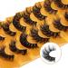 JIMIRE Eyelashes Fluffy Volume Lashes Dramatic Strip D Curl False Eyelashes 20MM Mink Lashes Bulk Full Volume 7 Styles Mixed 7 Pairs Multipack - Buy Online on GoSupps.com
