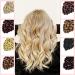Hair2Heart Nano Ring #8 Dark Blonde - 100 Non-Slip Nano Hair Extensions for Gentle Fastening - Perfect Fit for Fine Hair - Buy Online on GoSupps.com